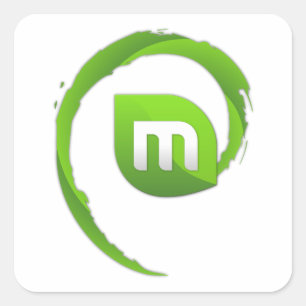 lmde stick square sticker