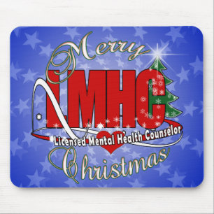 LMHC CHRISTMAS Licensed Mental Health Counsellor Mouse Pad