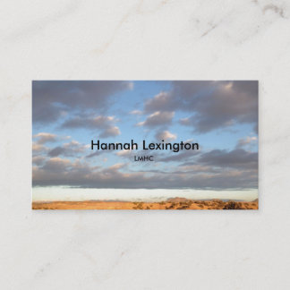 LMHC Counsellor Business Appointment Card