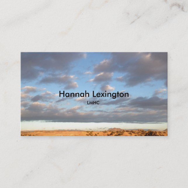 LMHC Counsellor Business Appointment Card (Front)