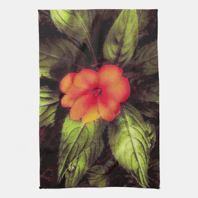 lmpatiens Impression Tea Towel (Vertical)