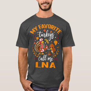 LNA One thankful LNA autumn fall turkey LNA THANKF T-Shirt