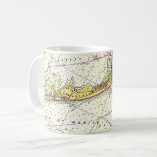 Lnboat Key Nautical Chart Mug