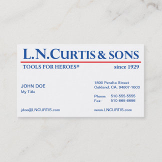 LNCS Business Card