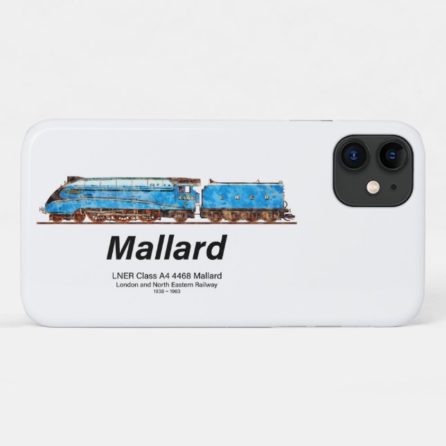 LNER Class A4 4468 Mallard - Fastest Steam Loco Case-Mate iPhone Case (Back (Horizontal))