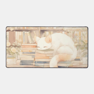 Lo-Fi Cosy Cat Gaming Mousepad Desktop Matt Desk Mat