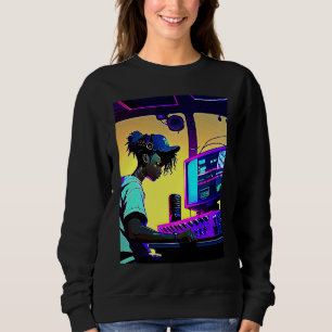Lo fi hip hop chillhop chill beats aesthetics 10 sweatshirt