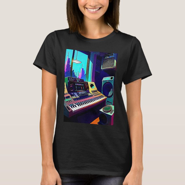Lo fi hip hop chillhop chill beats aesthetics  12 T-Shirt (Front)