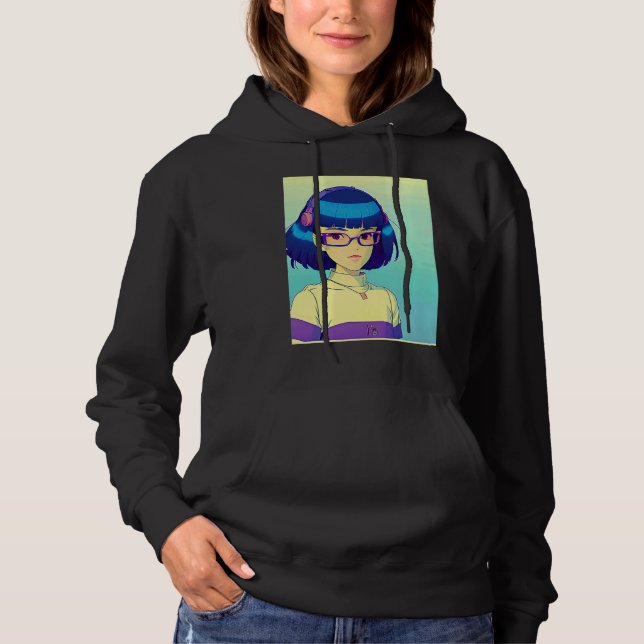 Lo fi hip hop chillhop chill beats aesthetics  131 hoodie (Front)