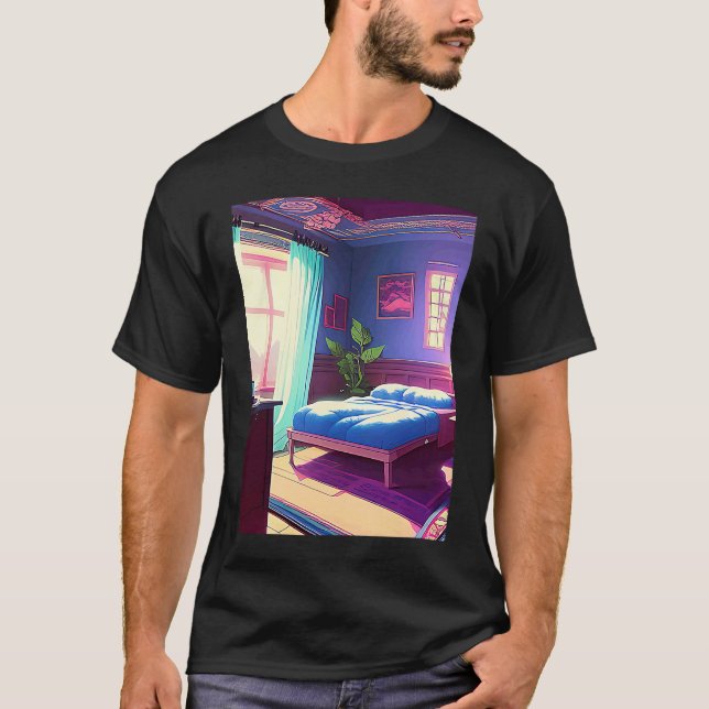 Lo fi hip hop chillhop chill beats aesthetics  164 T-Shirt (Front)