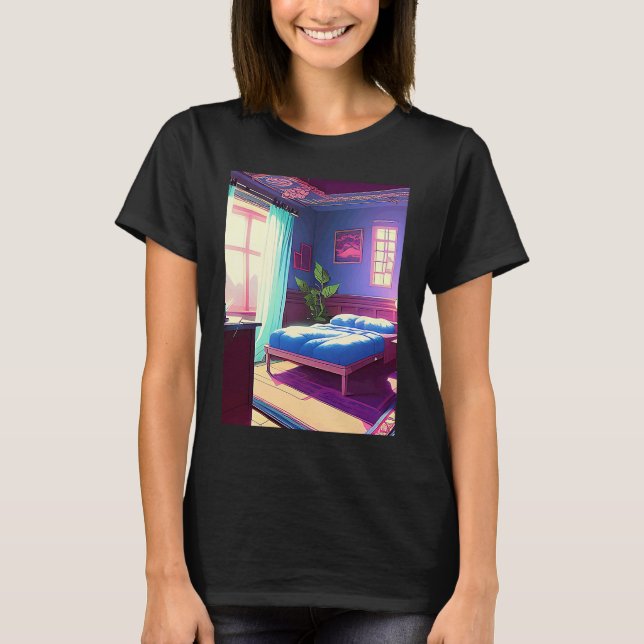 Lo fi hip hop chillhop chill beats aesthetics  164 T-Shirt (Front)