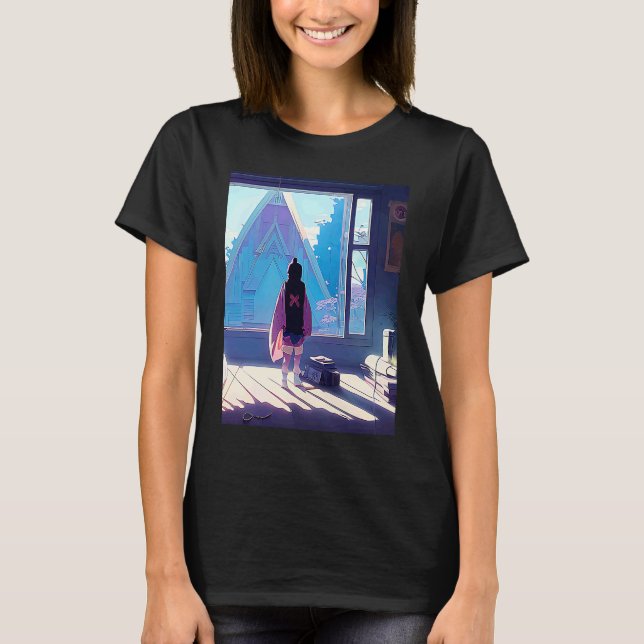 Lo fi hip hop chillhop chill beats aesthetics  22 T-Shirt (Front)