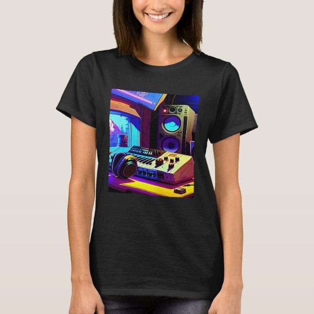 Lo fi hip hop chillhop chill beats aesthetics  27 T-Shirt (Front)