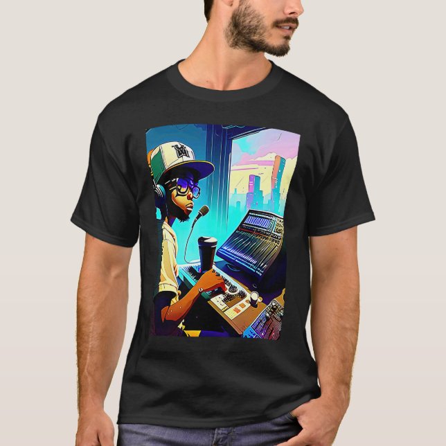 Lo fi hip hop chillhop chill beats aesthetics  69 T-Shirt (Front)