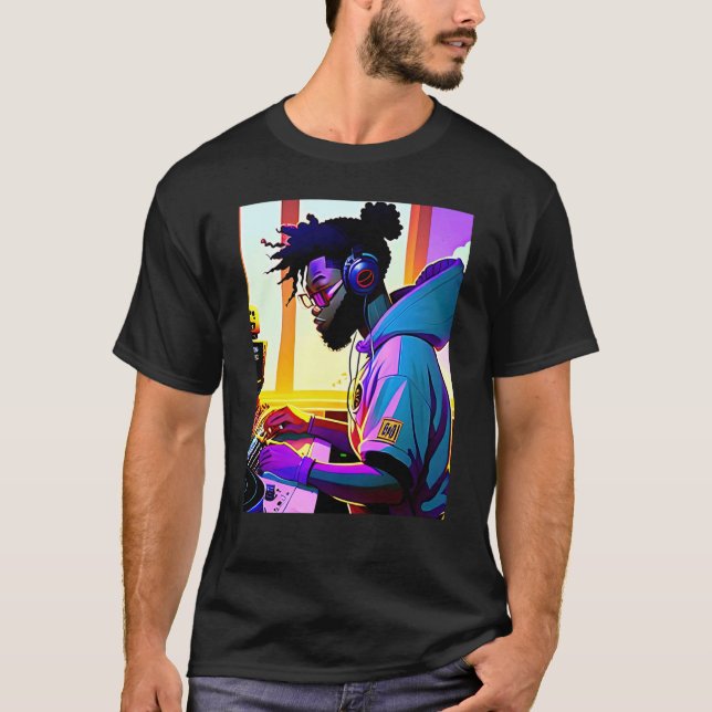 Lo fi hip hop chillhop chill beats aesthetics  9 T-Shirt (Front)