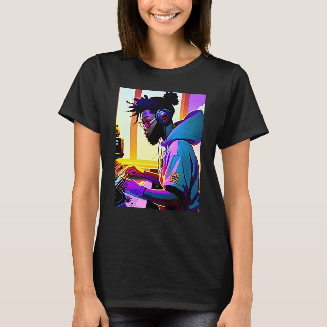 Lo fi hip hop chillhop chill beats aesthetics  9 T-Shirt (Front)