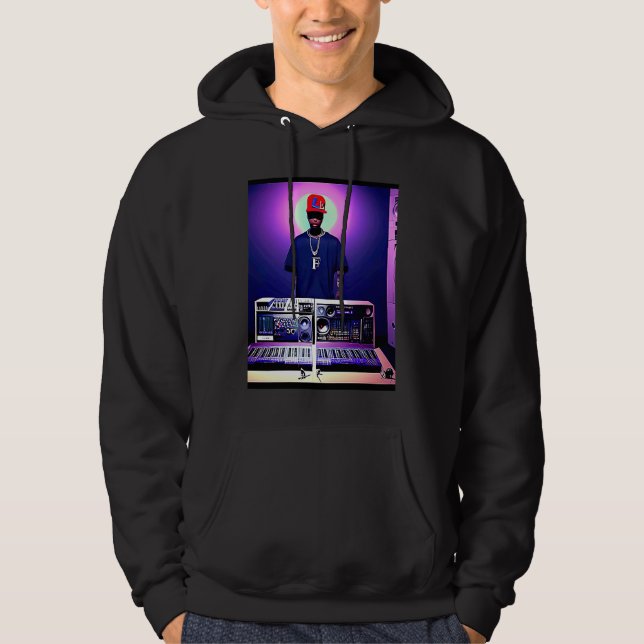 Lo fi hip hop chillhop chill beats lofi aesthetics hoodie (Front)