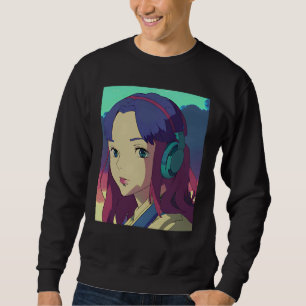 Lo fi hip hop chillhop chill beats lofi aesthetics sweatshirt