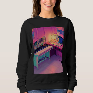 Lo fi hip hop chillhop chill beats lofi aesthetics sweatshirt