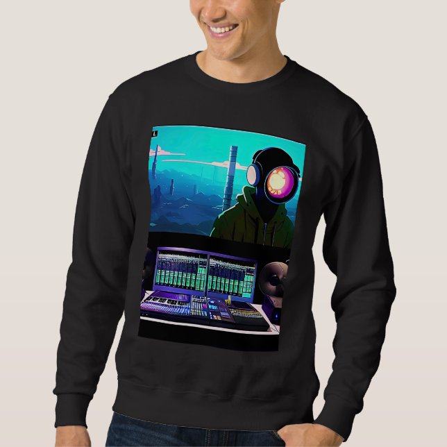 Lo fi hip hop chillhop chill beats lofi aesthetics sweatshirt (Front)