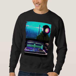 Lo fi hip hop chillhop chill beats lofi aesthetics sweatshirt