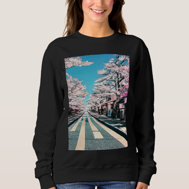 Lo fi hip hop chillhop chill beats lofi aesthetics sweatshirt (Front)