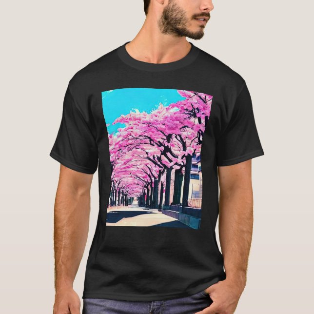 Lo fi hip hop chillhop chill beats lofi aesthetics T-Shirt (Front)