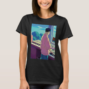 Lo fi hip hop chillhop chill beats lofi aesthetics T-Shirt
