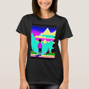 Lo fi hip hop chillhop chill beats lofi aesthetics T-Shirt