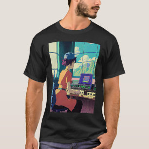 Lo fi hip hop chillhop chill beats lofi aesthetics T-Shirt