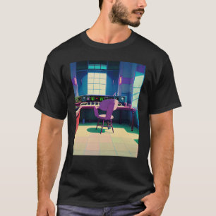 Lo fi hip hop chillhop chill beats lofi aesthetics T-Shirt