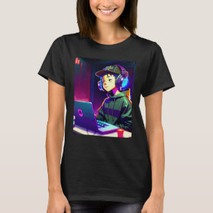 Lo fi hip hop chillhop chill beats lofi aesthetics T-Shirt