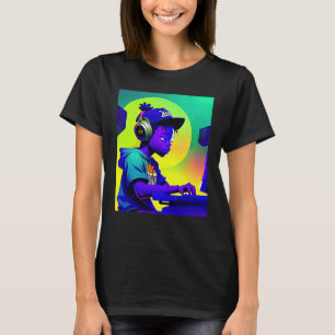 Lo fi hip hop chillhop chill beats lofi aesthetics T-Shirt