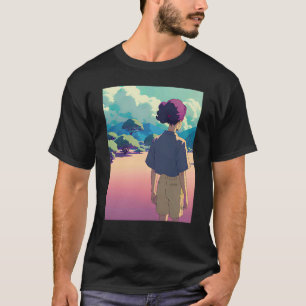 Lo fi hip hop chillhop chill beats lofi aesthetics T-Shirt
