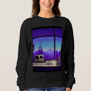 Lo fi hip hop chillhop chill beats studio aestheti sweatshirt