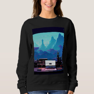 Lo fi hip hop chillhop chill beats studio aestheti sweatshirt