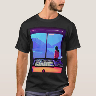 Lo fi hip hop chillhop chill beats studio aestheti T-Shirt