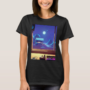 Lo fi hip hop chillhop chill beats studio aestheti T-Shirt