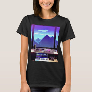Lo fi hip hop chillhop chill beats studio aestheti T-Shirt