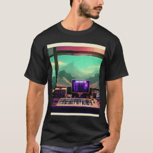 Lo fi hip hop chillhop chill beats studio aestheti T-Shirt
