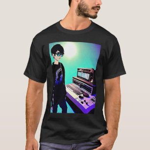 Lo fi hip hop chillhop chill beats studio aestheti T-Shirt
