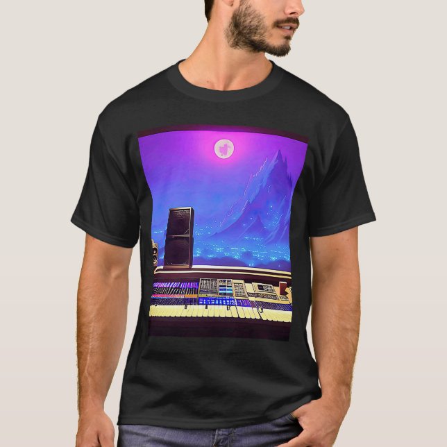 Lo fi hip hop chillhop chill beats studio aestheti T-Shirt (Front)