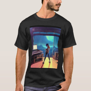 Lo fi hip hop chillhop chill beats studio aestheti T-Shirt