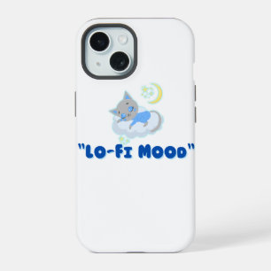 Lo-Fi Mood Cat Aesthetic iPhone 15 Case