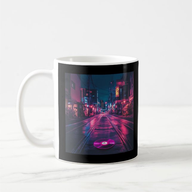 Lo-Fi Streets of Tokyo Coffee Mug (Left)