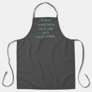 lo mas importante en la vida e All-Over Print Apro Apron