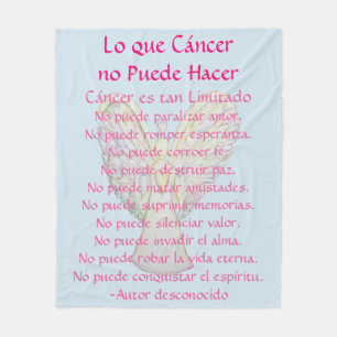 Lo que Cáncer no Puede Hacer Angel Chemo Blanket