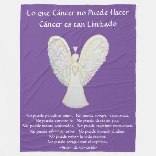 Lo que cáncer no Puede Hacer Angel Chemo Blanket
