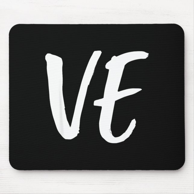 Lo Ve Love Matching Couple Husband Wife Valentine' Mouse Pad (Front)