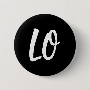 Lo Ve Love Matching Couple Husband Wife Valentines 6 Cm Round Badge